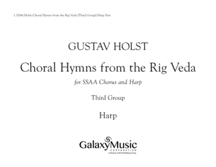 Choral Hymns from the Rig-Veda, Group 3 (Downloadable Harp Part)