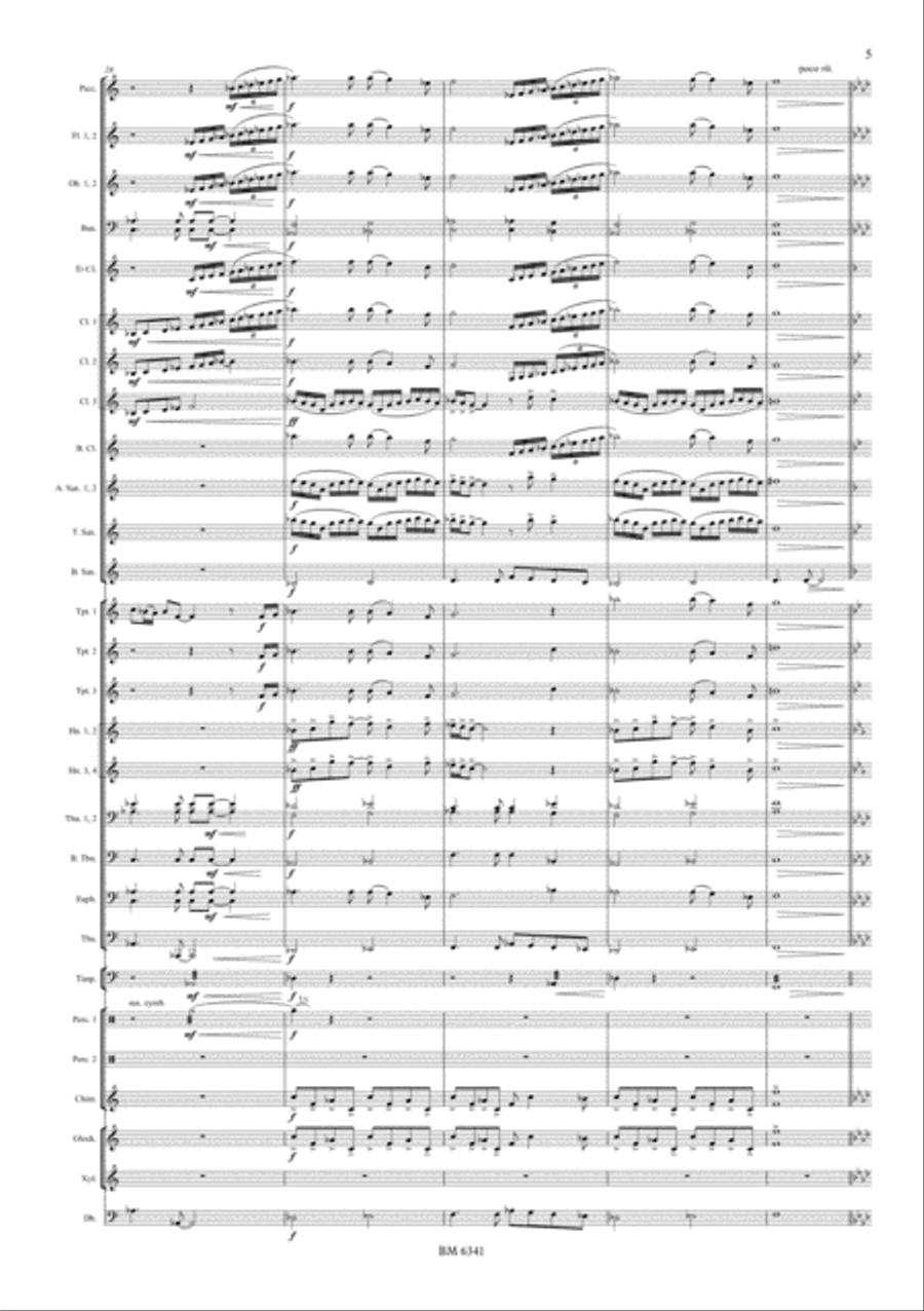 26000000 for Wind Band Concert Band scores gallery preview page 6