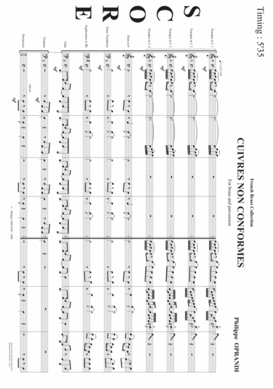 Cuivres Non Conformes Brass Ensemble scores gallery preview page 3