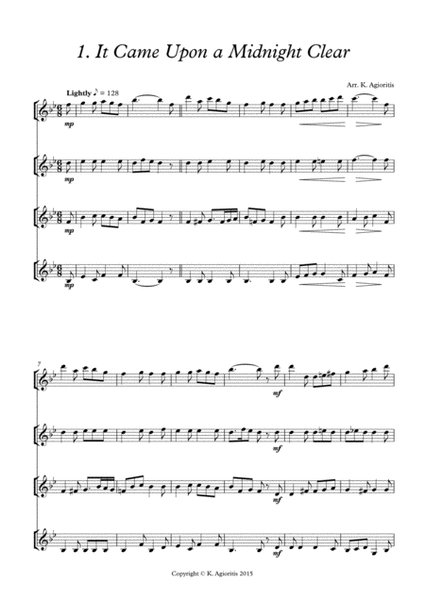 More Carols for Four! - Flexible Instrumentation - Condensed Score (C Treble Clef) - Score Only