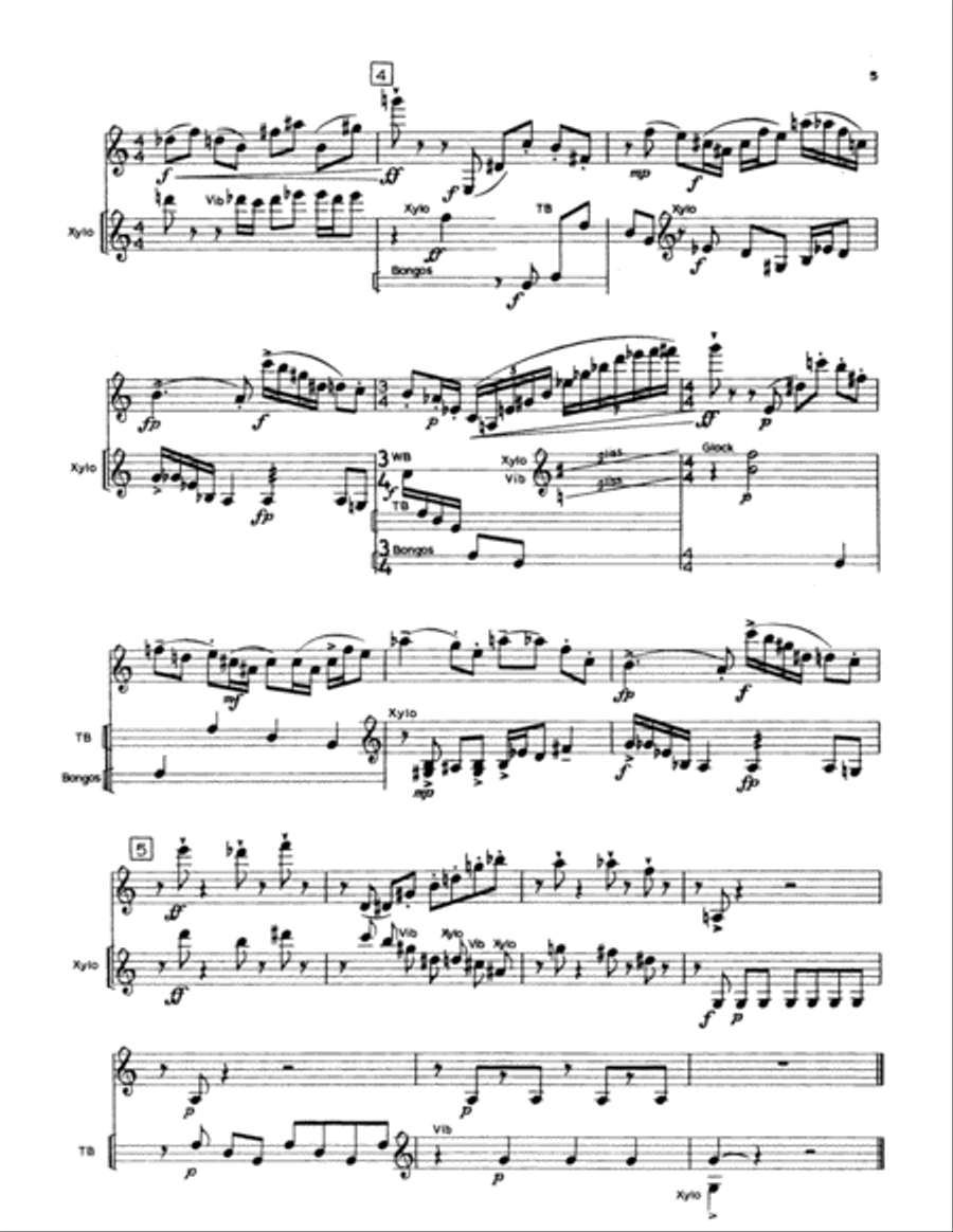 Illegible Canons Clarinet scores gallery preview page 9