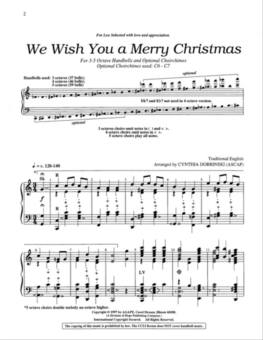 We Wish You a Merry Christmas