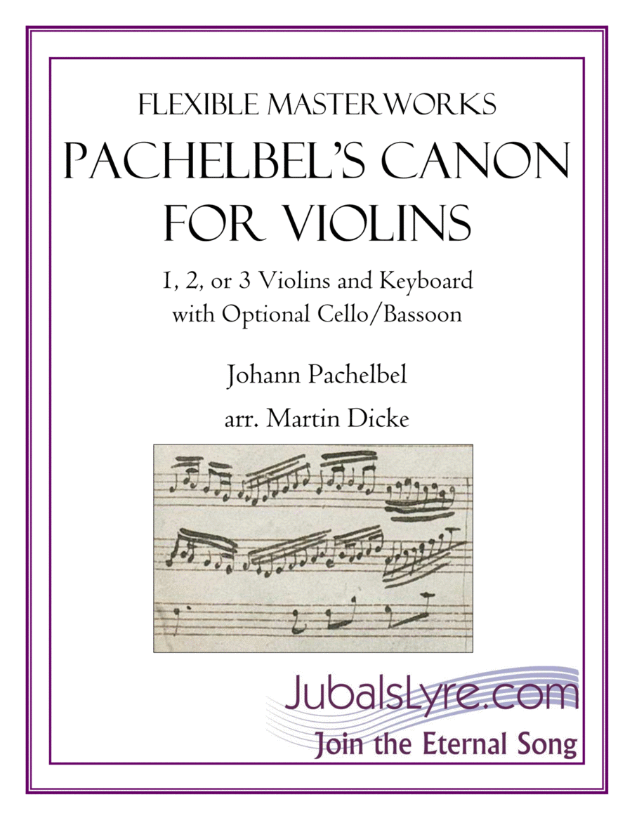 Canon (Violin and Keyboard) Bassoon scores gallery preview page 1