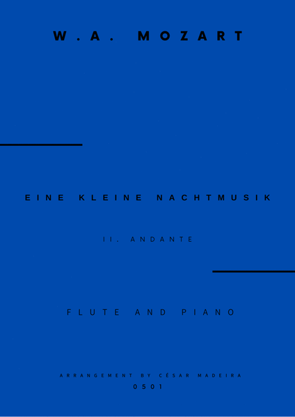 Eine Kleine Nachtmusik (2 mov.) - Flute and Piano (Full Score) image number null