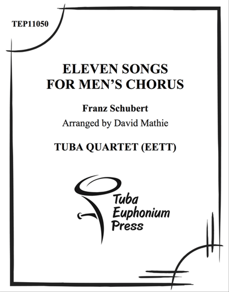 Eleven Songs for Mens Chorus Men's Choir scores gallery preview page 1