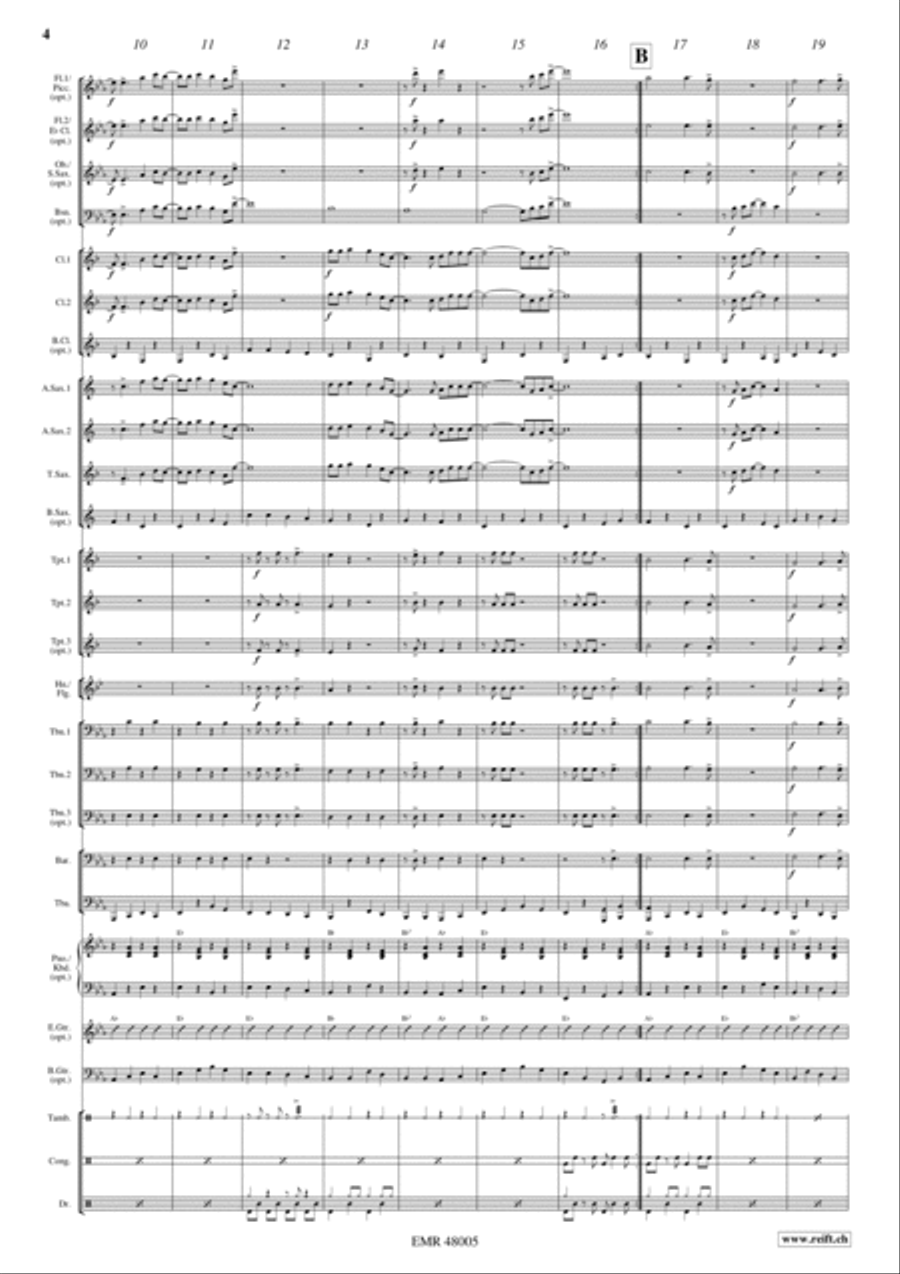 Rockstar Concert Band scores gallery preview page 4