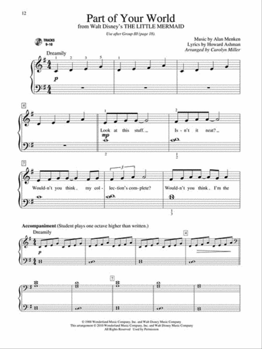 A Dozen a Day Songbook - Preparatory Book Piano Method scores gallery preview page 5
