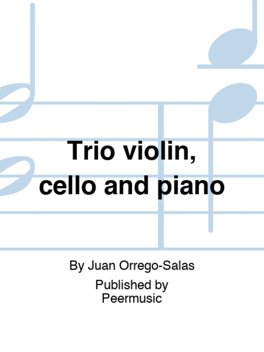 Trio violin, cello and piano