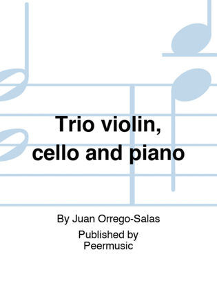 Trio violin, cello and piano