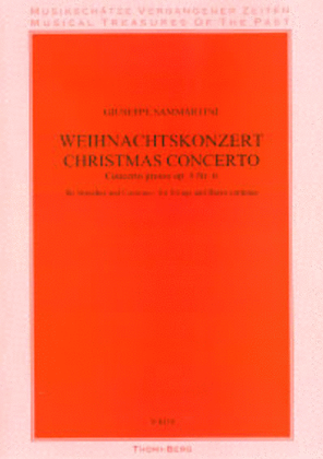 Book cover for Weihnachtskonzert - Concerto grosso