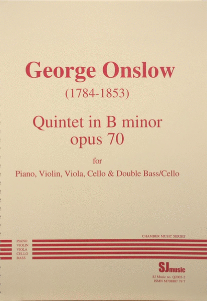 Piano Quintet, Opus 70