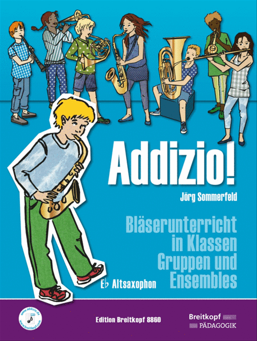 Addizio! Saxophone scores gallery preview page 1