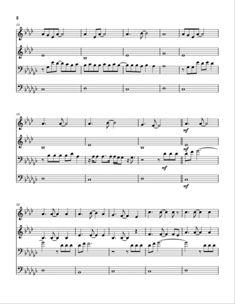 Little Voice - Main Title Theme Trombone scores gallery preview page 3