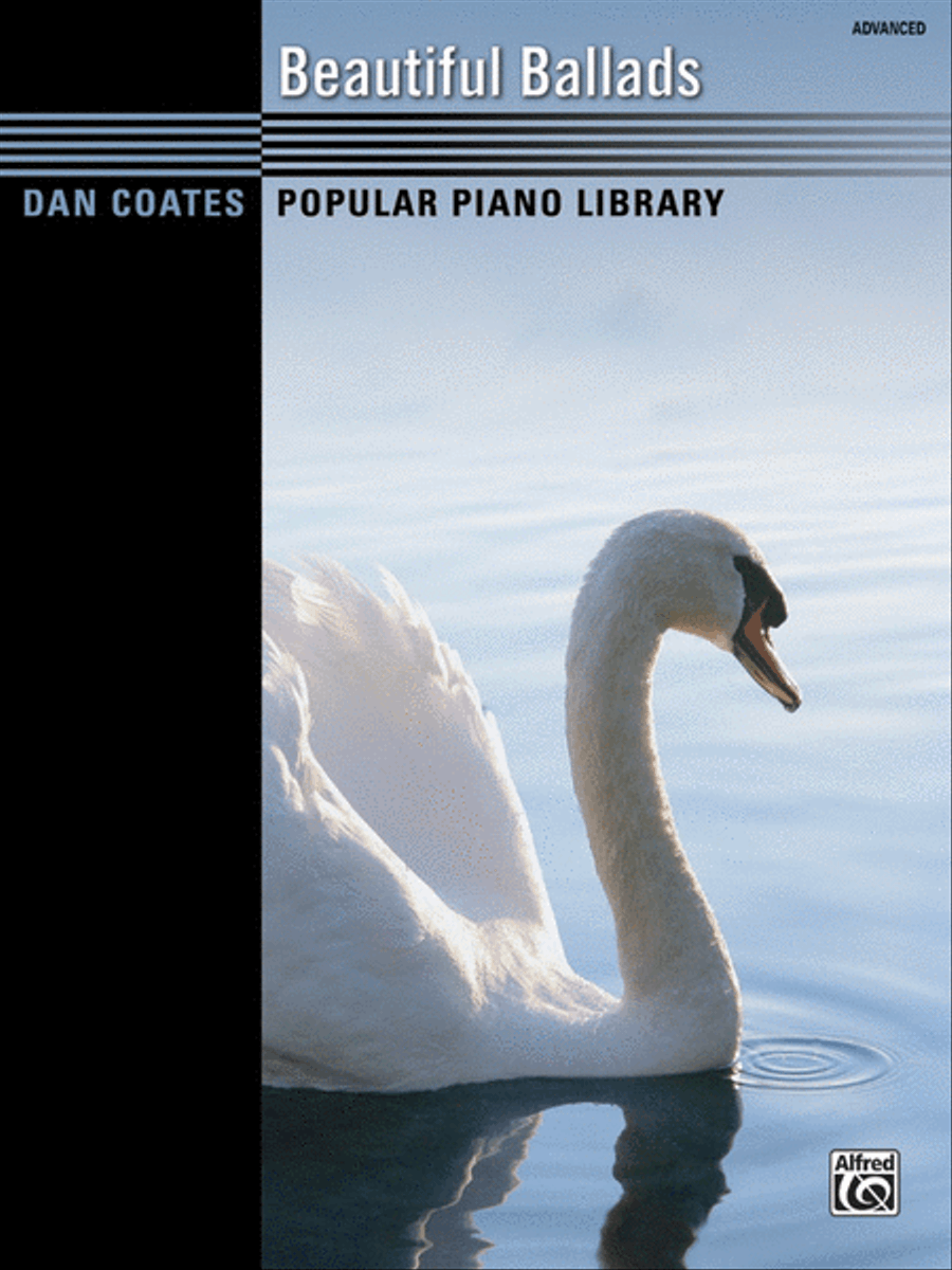 Book cover for Dan Coates Popular Piano Library -- Beautiful Ballads