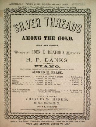 Silver Threads Among the Gold. Song and Chorus