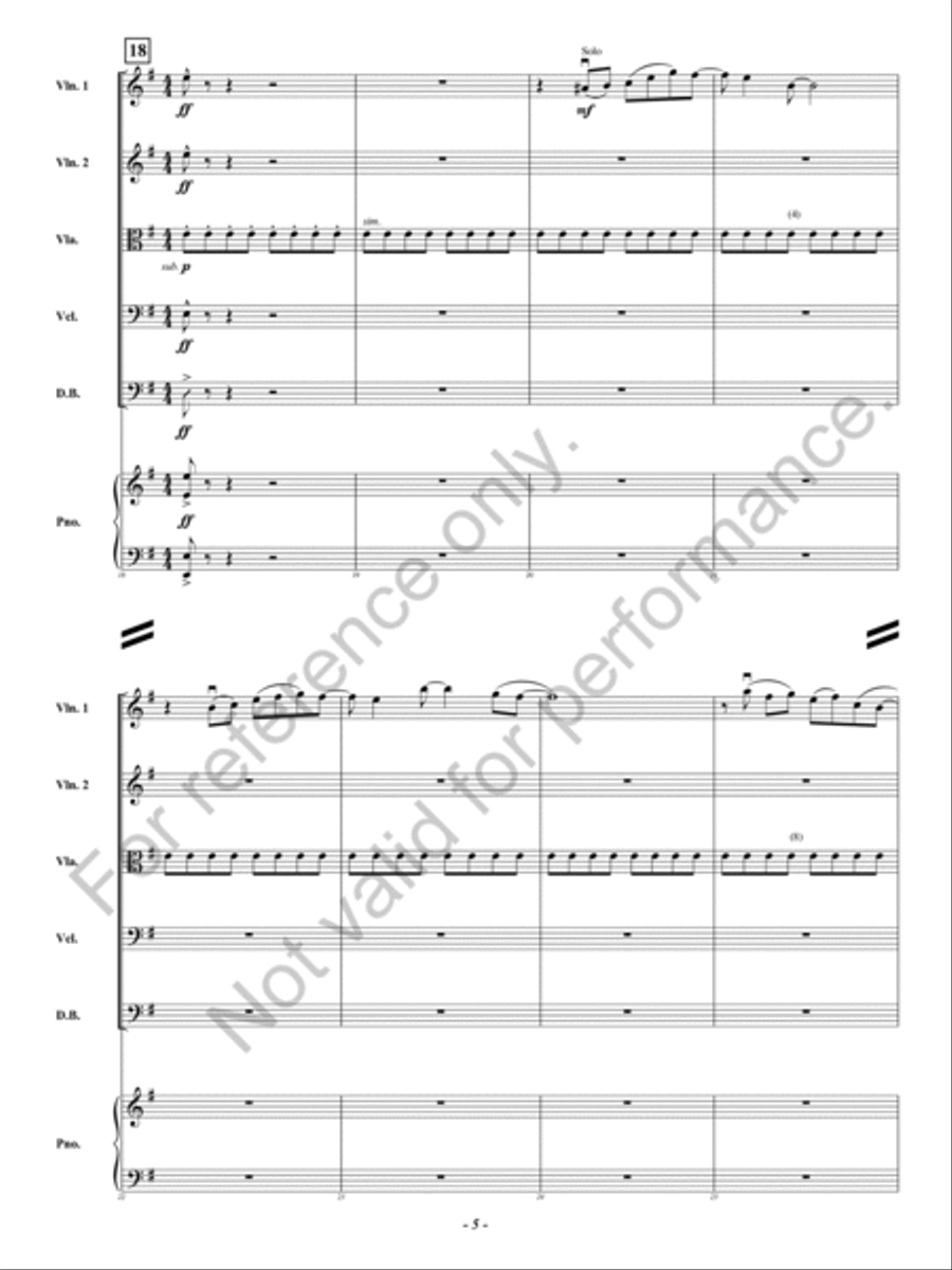 Operation: Time Management String Orchestra scores gallery preview page 6