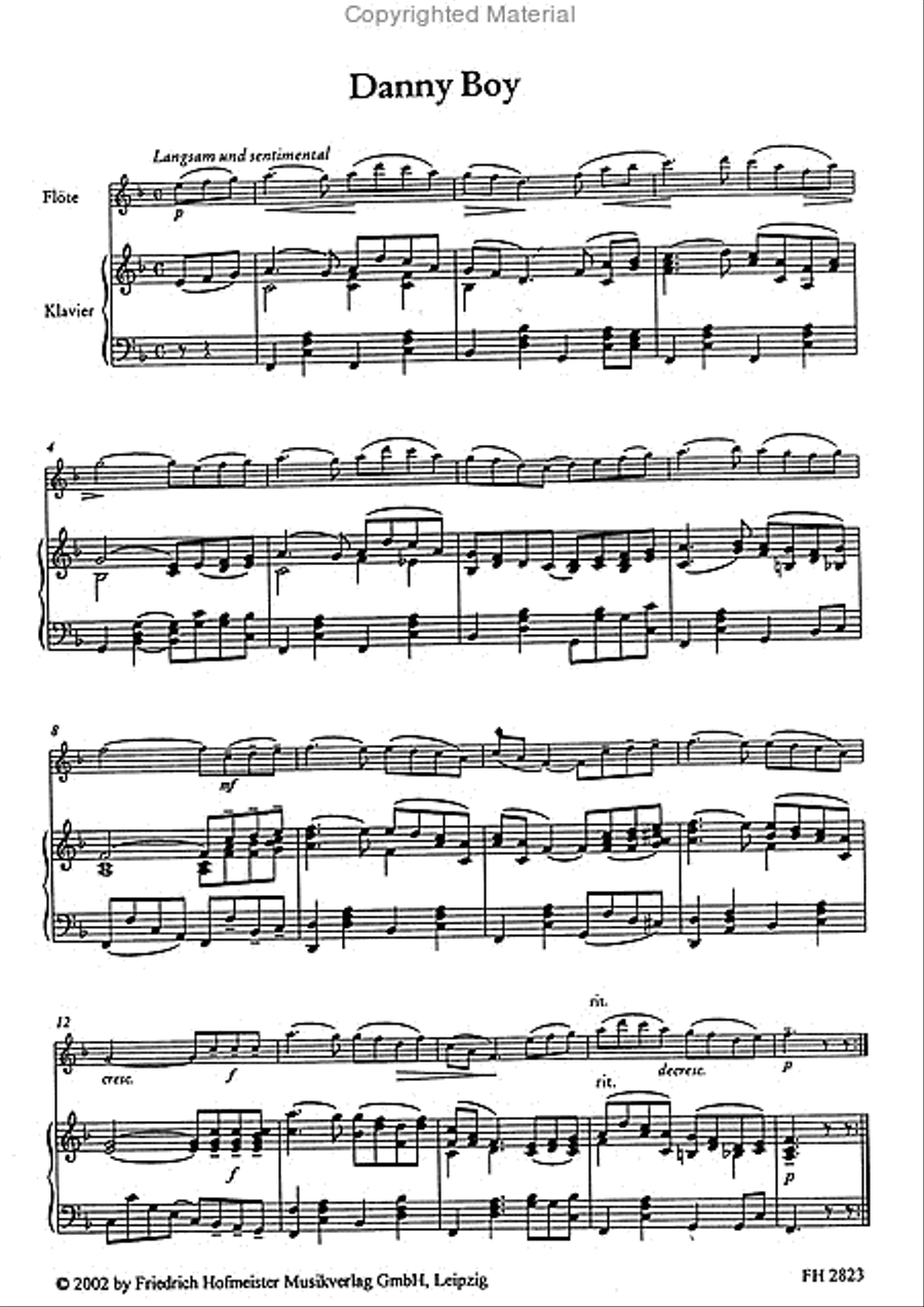 Irish Folksongs Irish Folksongs Flute Solo scores gallery preview page 2