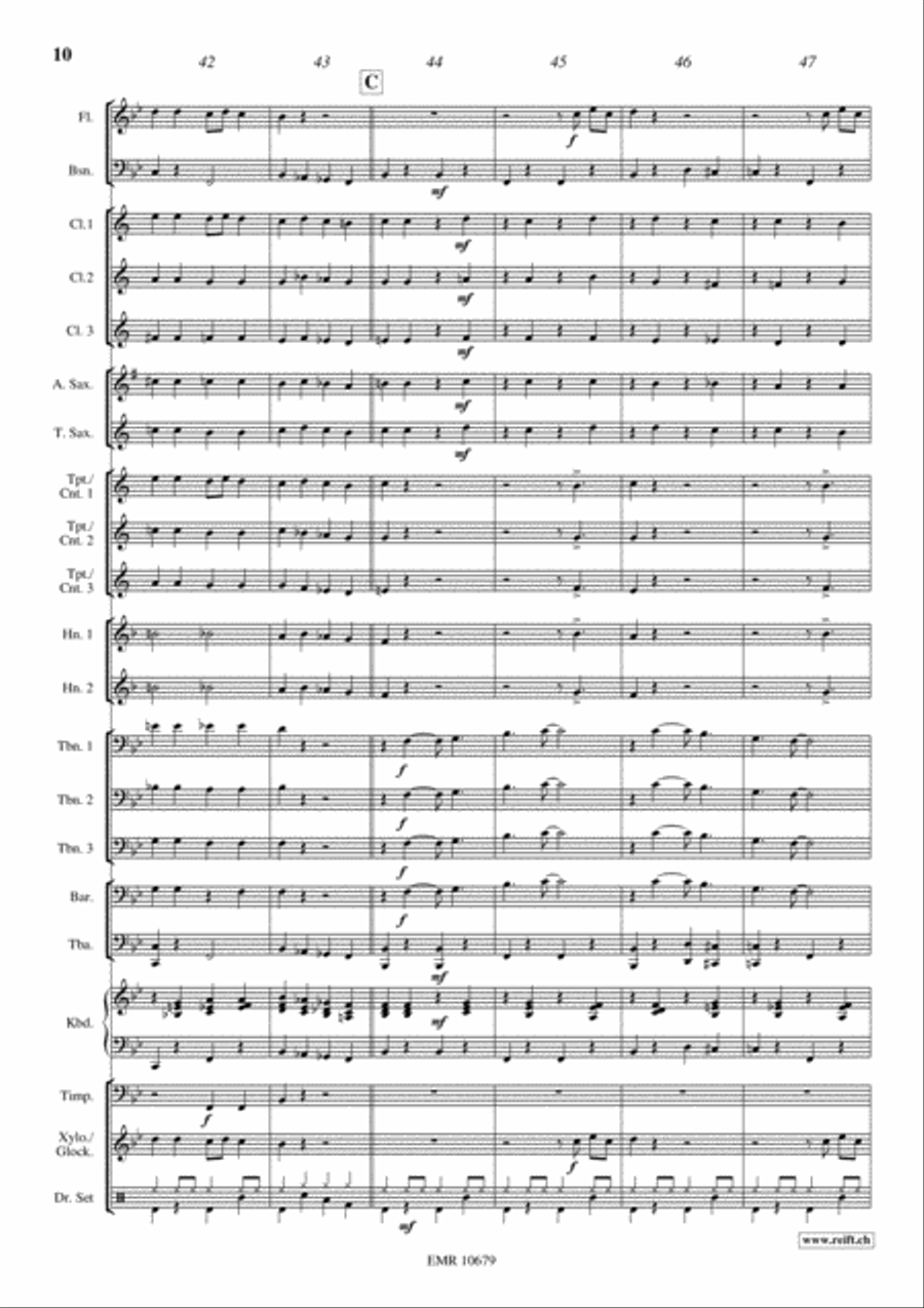 I Got Rhythm Concert Band scores gallery preview page 11