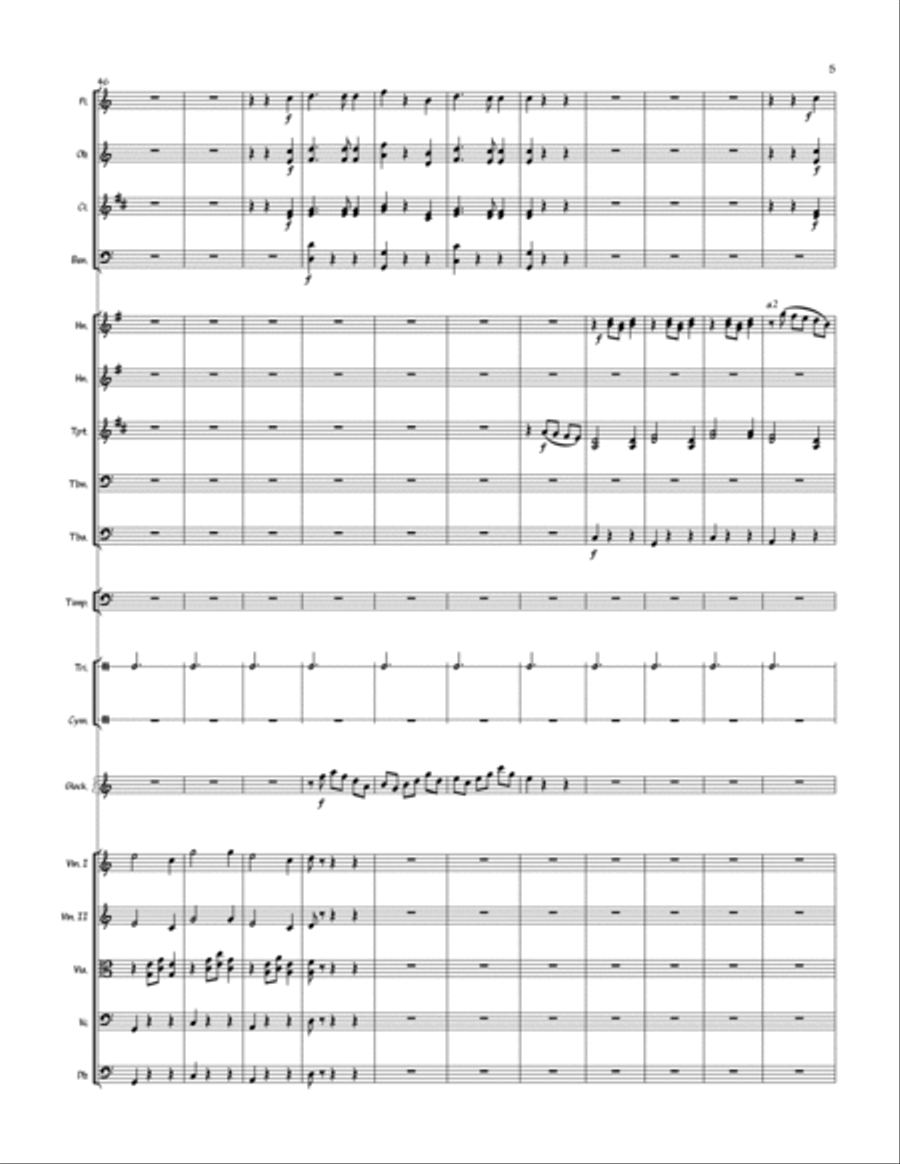 Sinterklaaswaltz (full orchestra)2 Full Orchestra scores gallery preview page 5