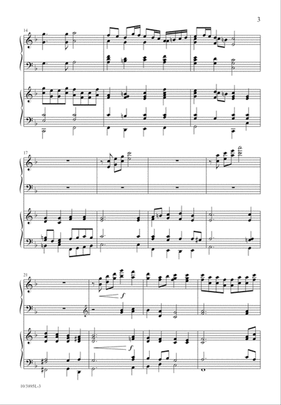 Raise the Song of Harvest Home 4-Part scores gallery preview page 4