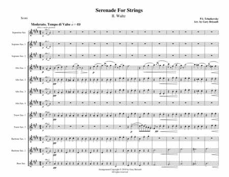 II. Waltz from Serenade For Strings image number null