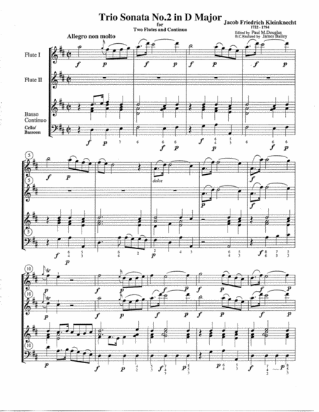 Six Trio Sonatas, Vol. 1