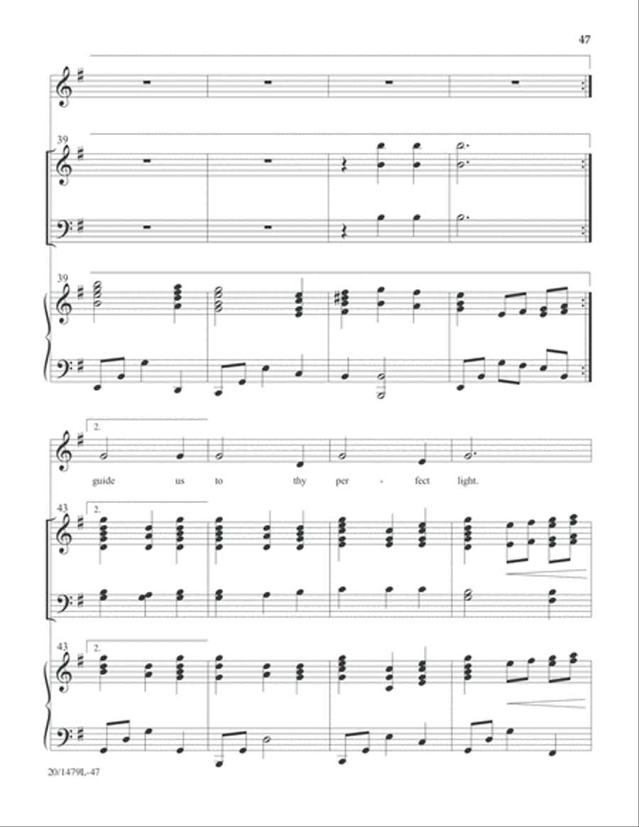 Christmas Carol Celebrations - Keyboard/Handbell Score 5-Octaves scores gallery preview page 48