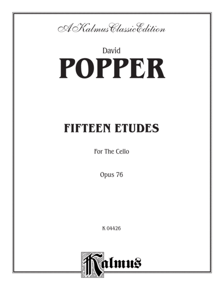 Fifteen Etudes for Cello, Op. 76