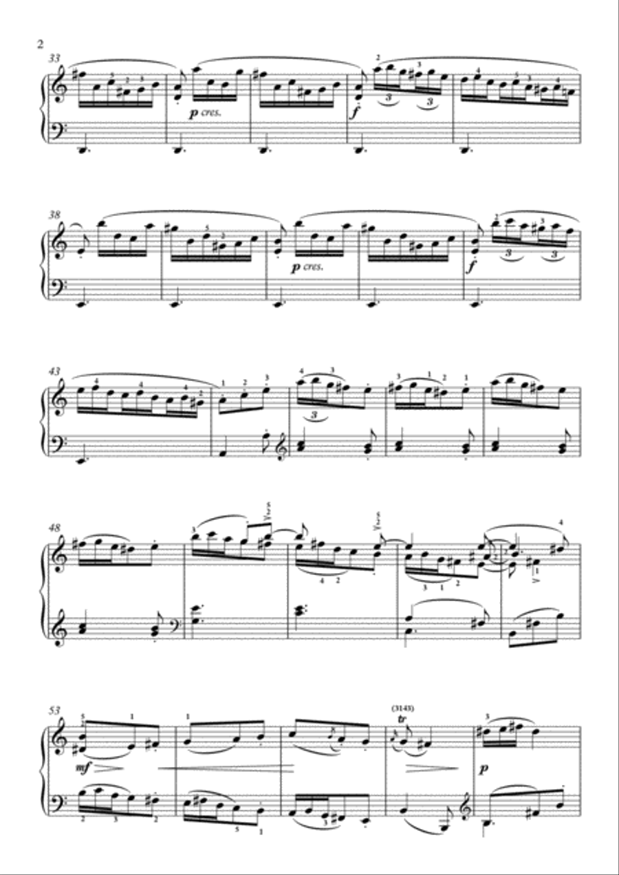 Scarlatti-Sonata in a-minor L.239 K.188(piano) Piano Solo scores gallery preview page 3