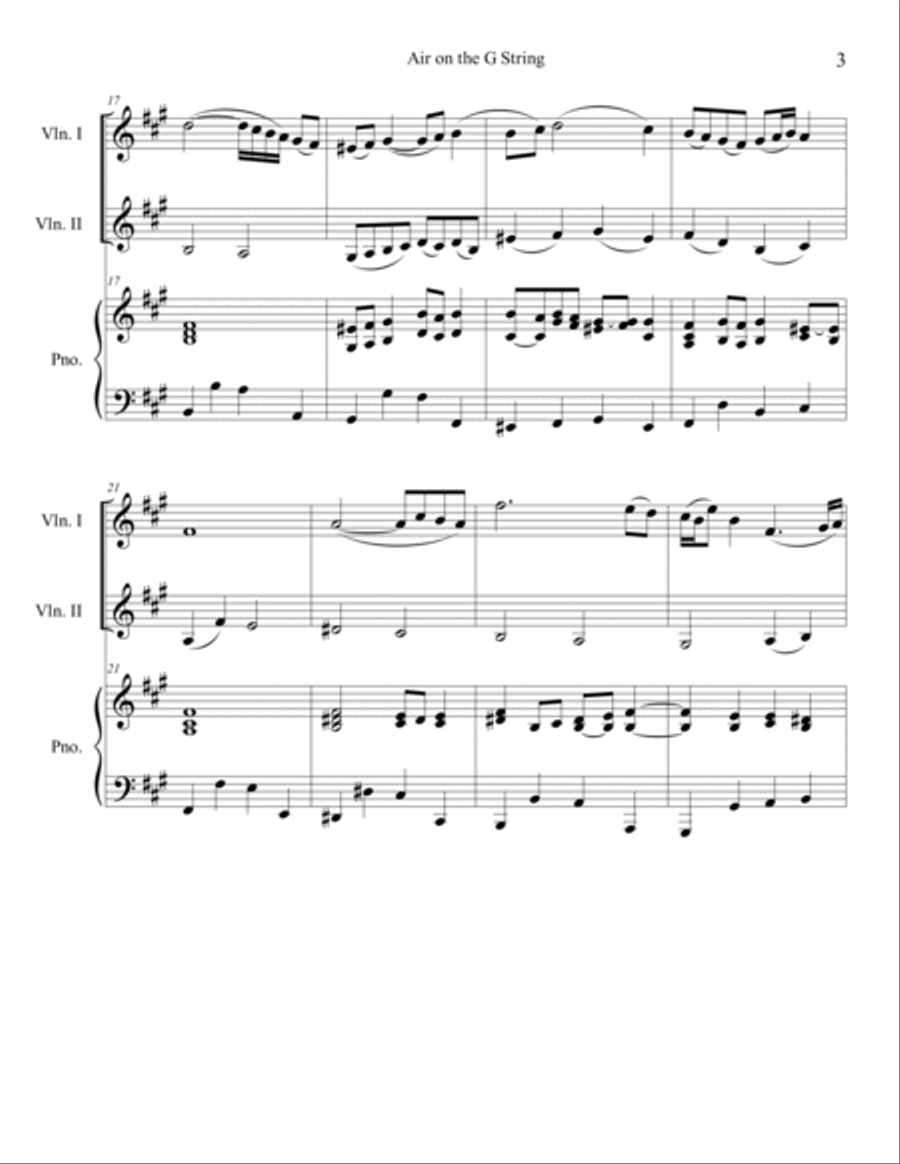 20 Classical Themes for 2 Violins with Piano Accompaniment String Duet scores gallery preview page 6