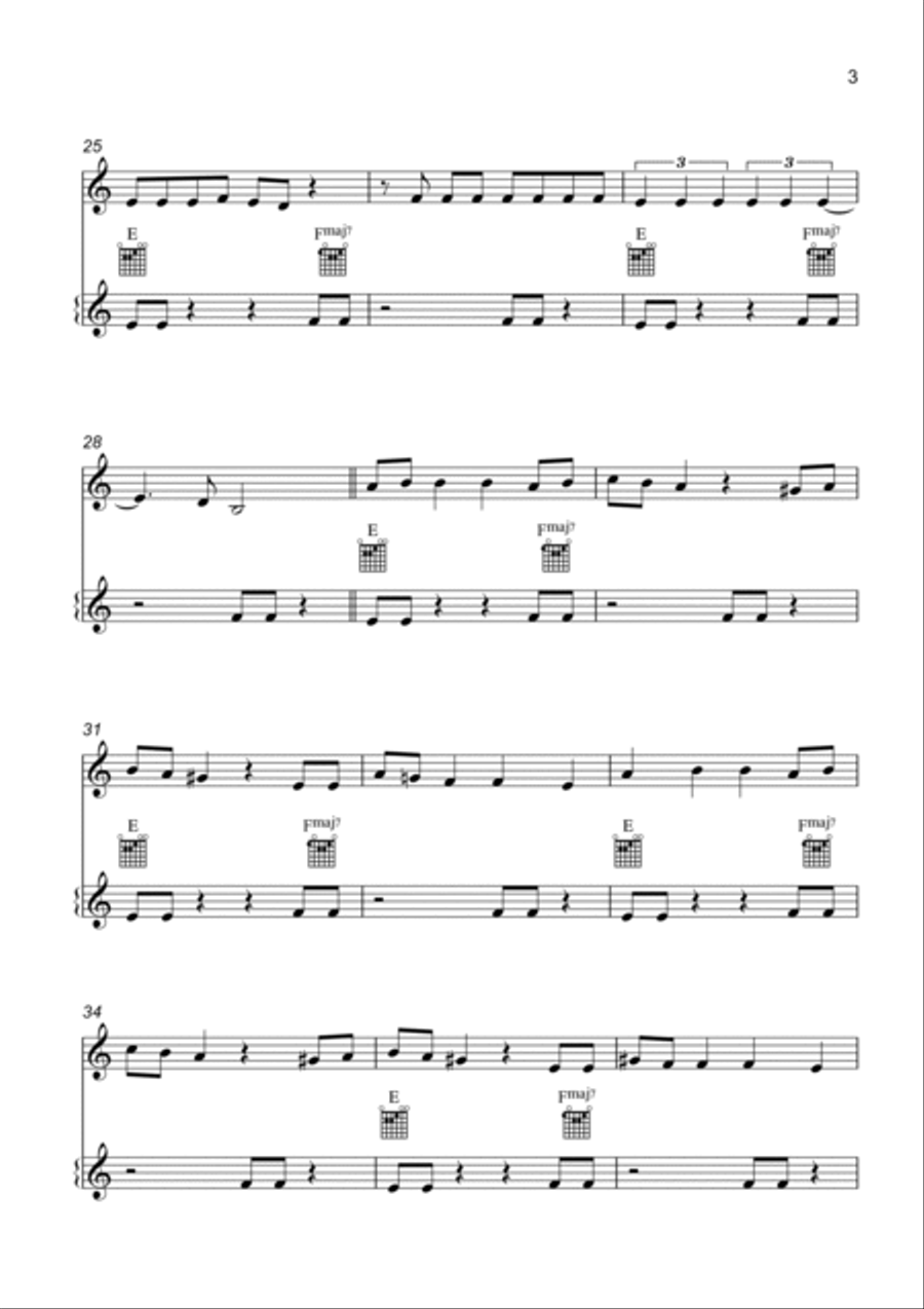Unholy Violin Solo scores gallery preview page 3