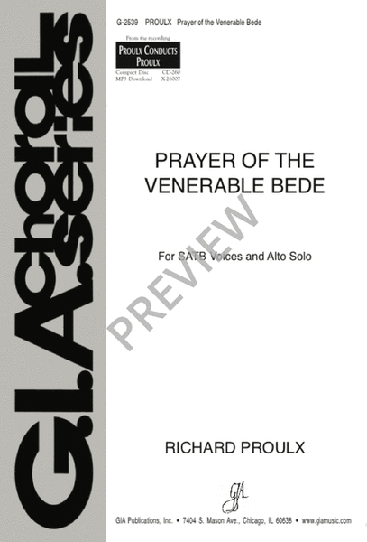 Prayer of the Venerable Bede image number null