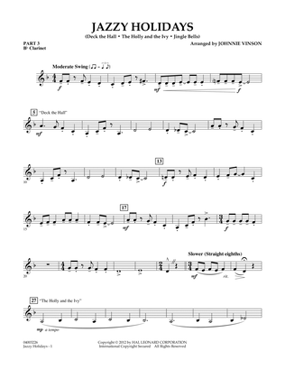 Jazzy Holidays - Pt.3 - Bb Clarinet