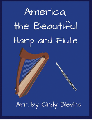 America, the Beautiful, for Harp and Flute
