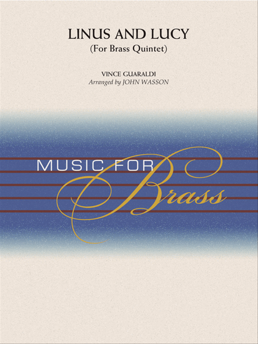 Linus and Lucy Brass Quintet scores gallery preview page 1
