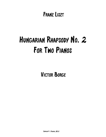 Victor Borge - Franz Liszt - Hungarian Rhapsody No.2