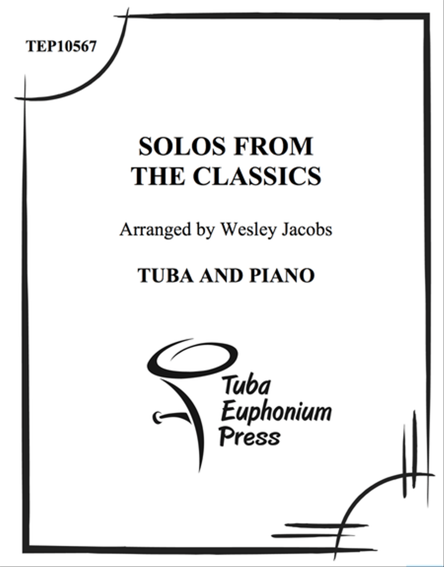 Solos from the Classics Solos from the Classics Tuba scores gallery preview page 1