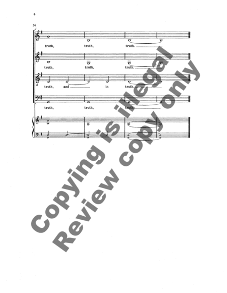 God is a Spirit & When Thou Liest Down 4-Part scores gallery preview page 9