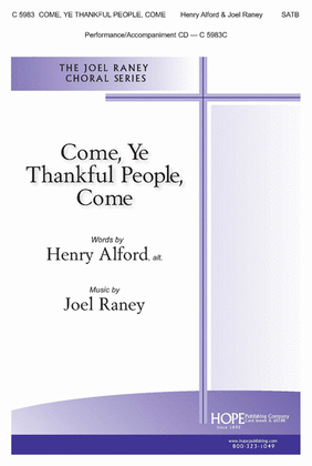 Book cover for Come, Ye Thankful People, Come