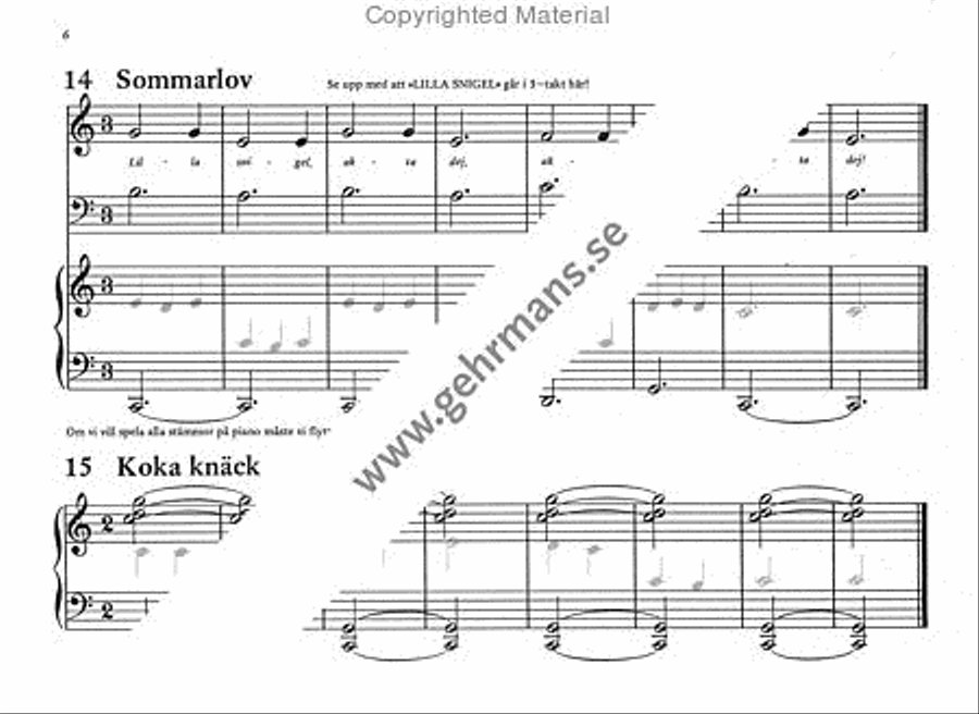 Flerhandigt 1 Piano Duet scores gallery preview page 4