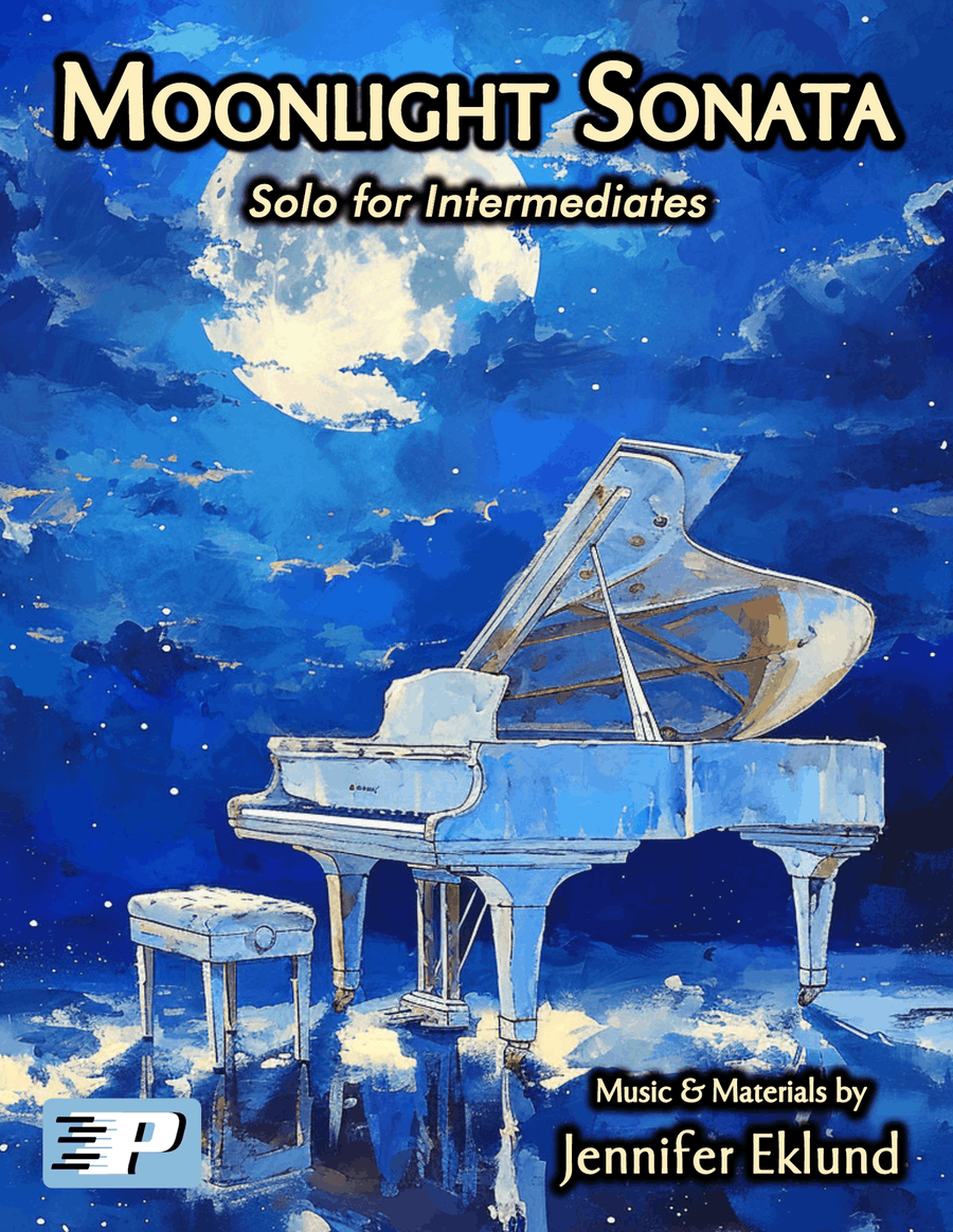 Moonlight Sonata (Intermediate Piano Solo with Music History Lesson) Piano Method scores gallery preview page 1