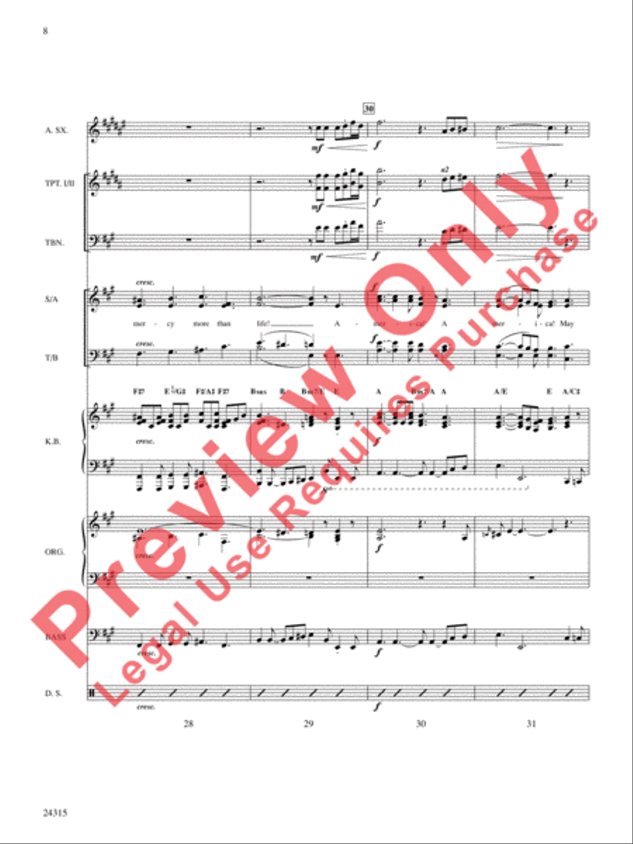 America, the Beautiful America, the Beautiful Choir scores gallery preview page 9