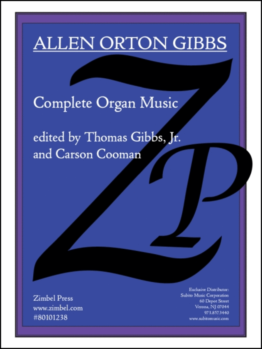 Complete Organ Music (Gibbs)