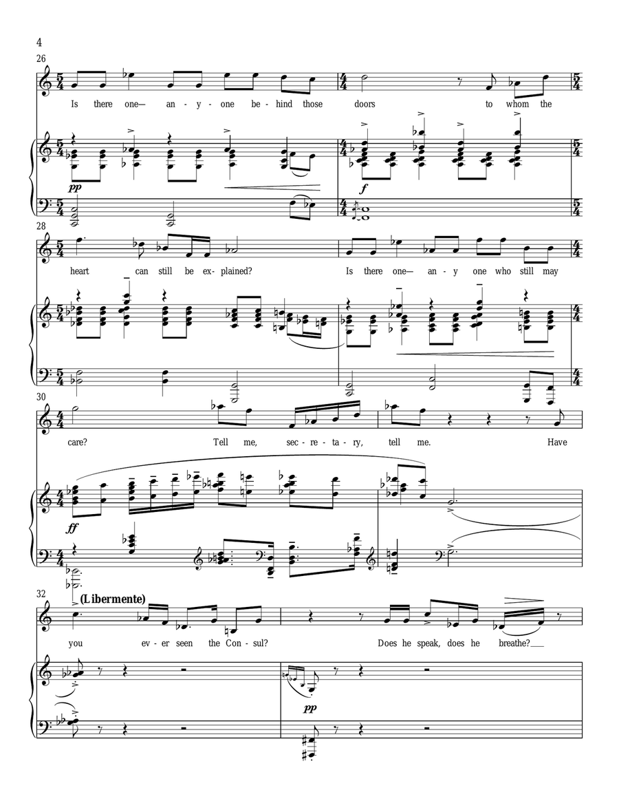 To This We've Come Piano, Vocal scores gallery preview page 4