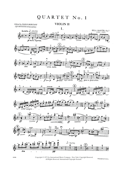 Quartet No. 1 In A Minor, Opus 7