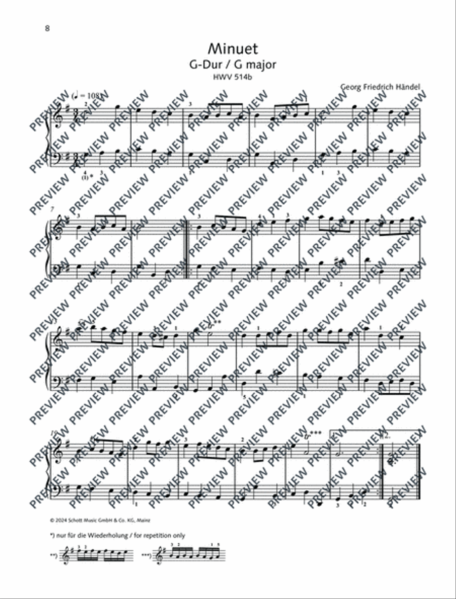 My First Handel Piano Solo scores gallery preview page 9