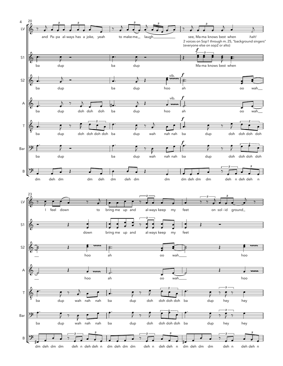 Mama Knows Best Divisi scores gallery preview page 4