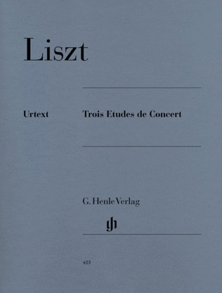 Book cover for Liszt - 3 Etudes De Concert