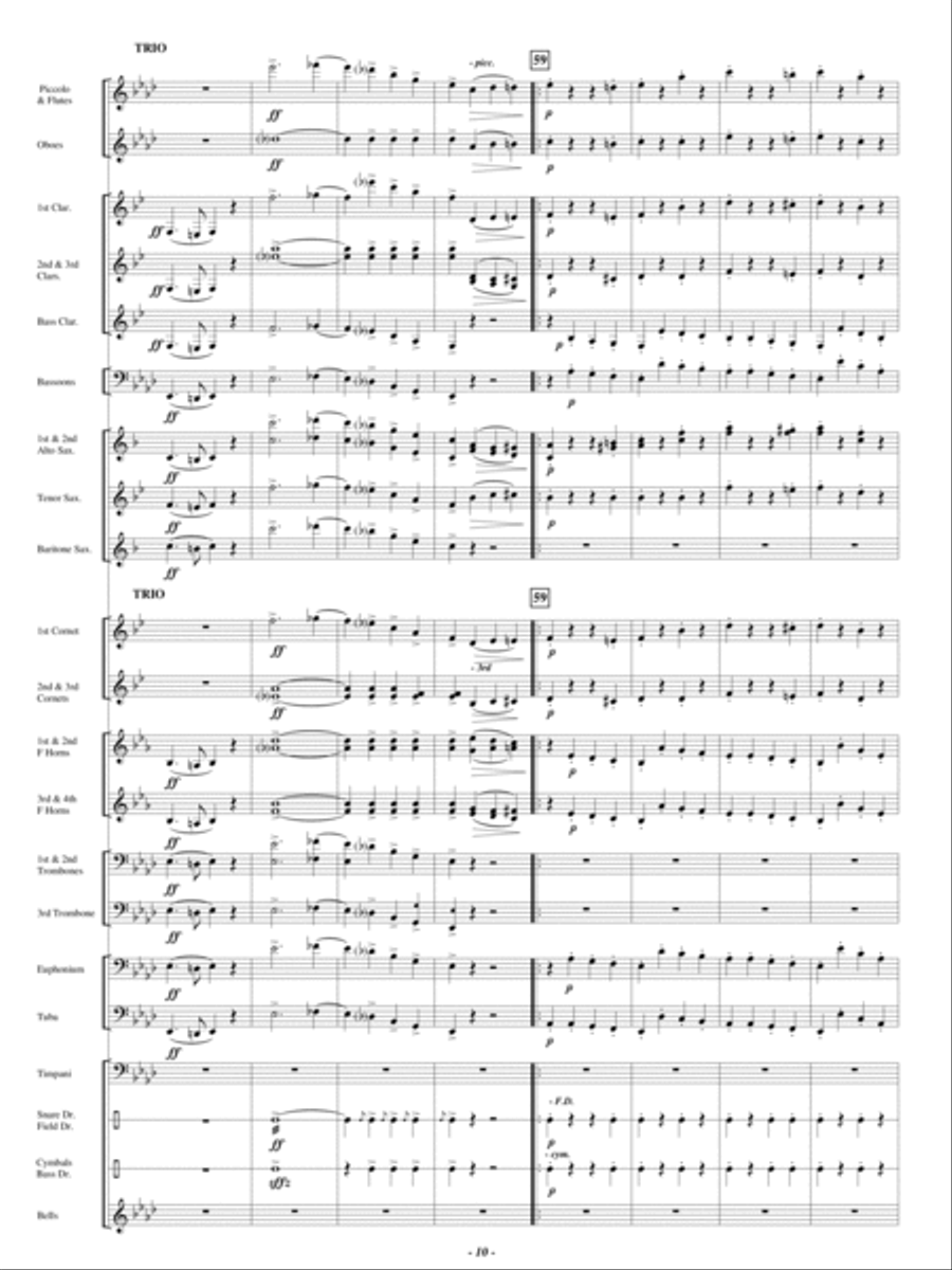 E Pluribus Unum E Pluribus Unum Concert Band scores gallery preview page 9
