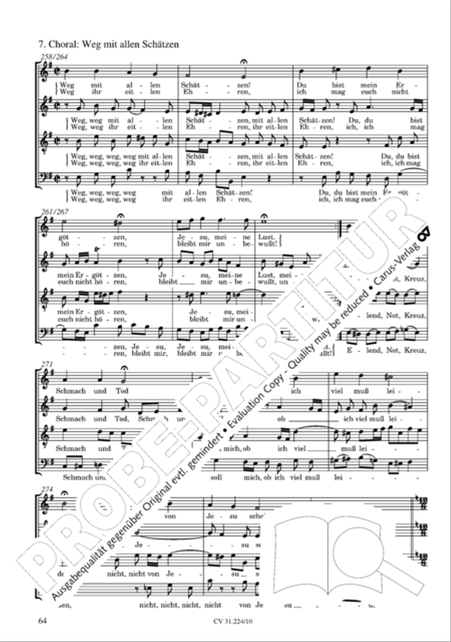 The complete motets (without Bc) Choir scores gallery preview page 71